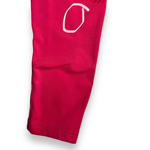 TuffRider Girl’s Ventilated Schooling Riding Tights Pink - Picture 9 of 11